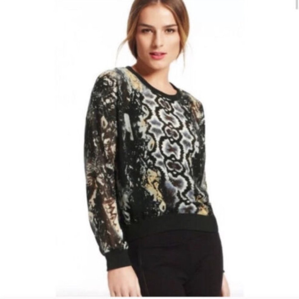 Cabi #572 Dressed Up Sweatshirt Python - image 3
